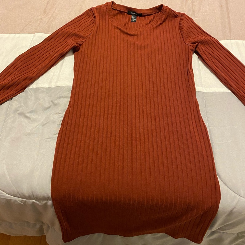 Forever 21 ribbed midi dress for sale ✨